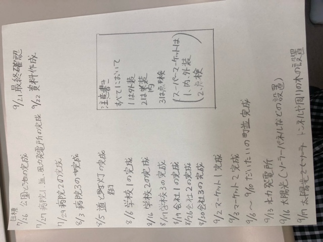 どのような計画をたてて制作をすすめたか